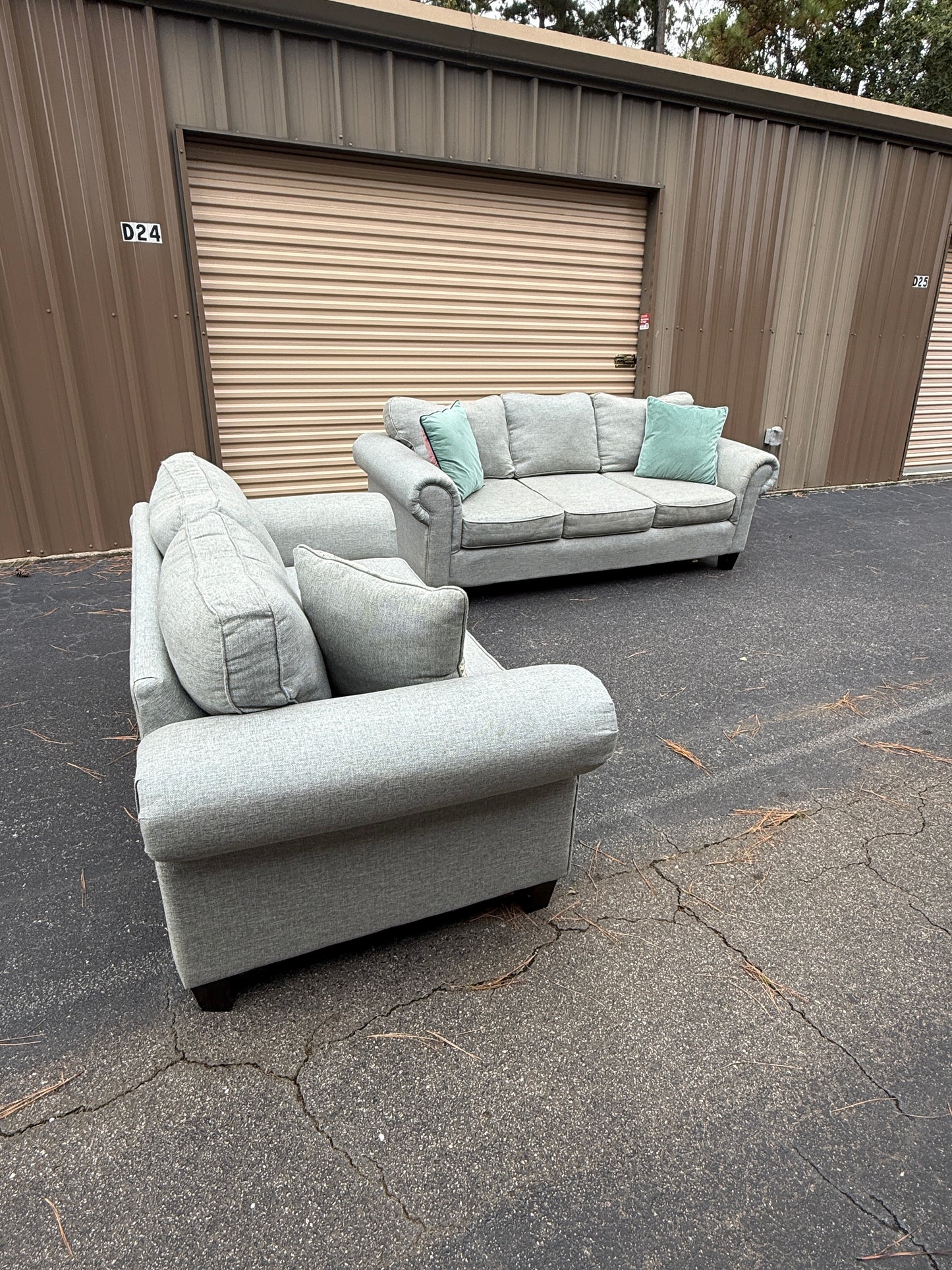 Ashley Furniture Gray Sofa Set - Delivery Available!