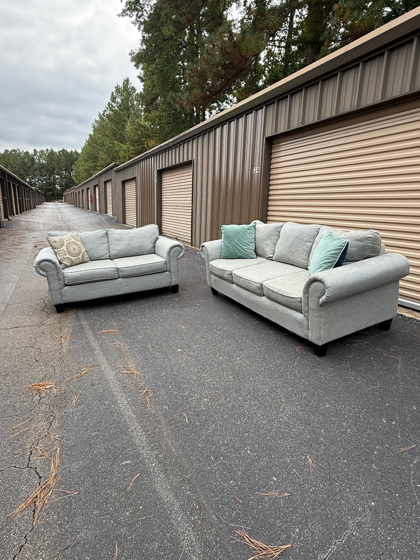 Ashley Furniture Gray Sofa Set - Delivery Available!