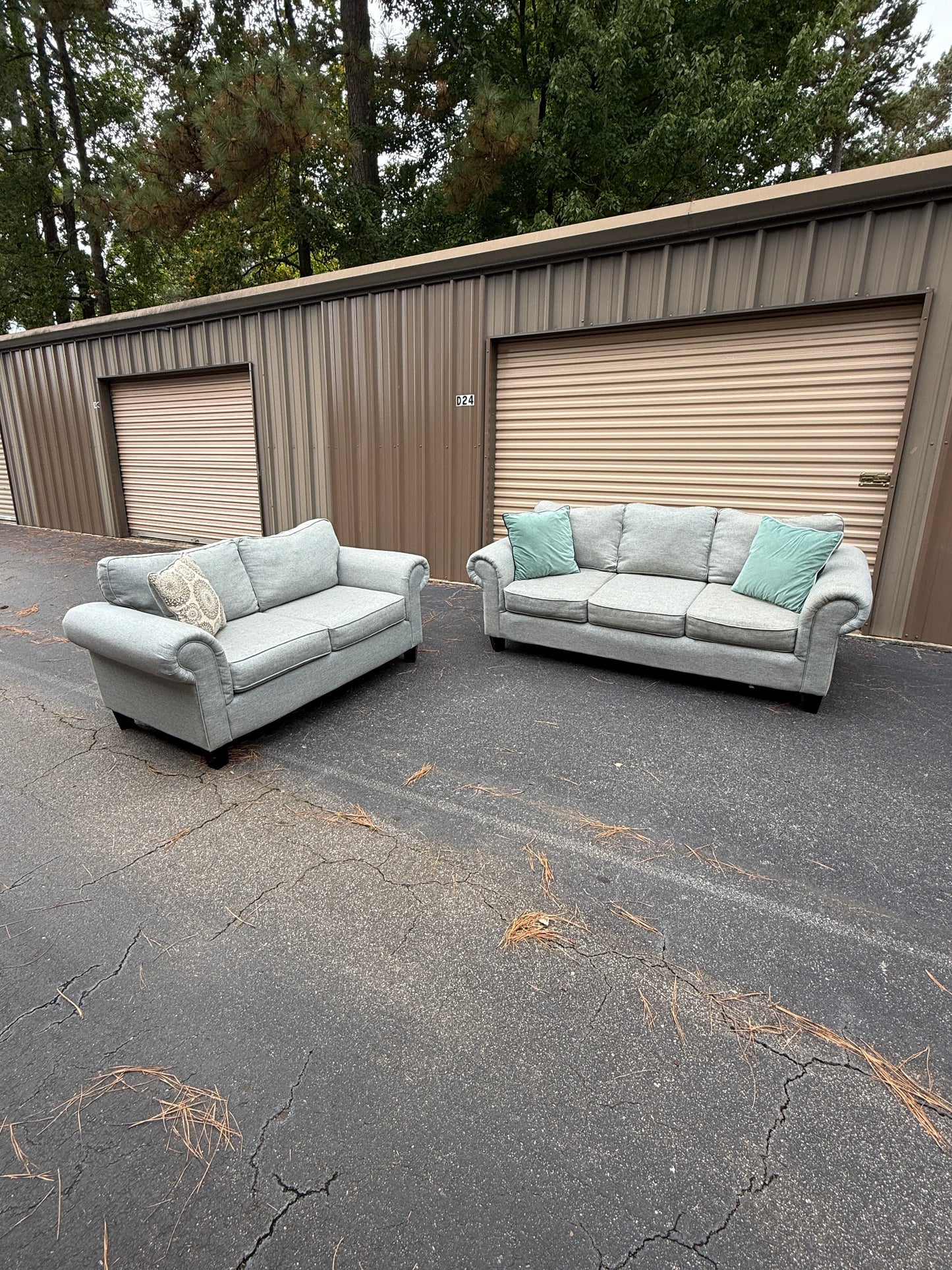 Ashley Furniture Gray Sofa Set - Delivery Available!