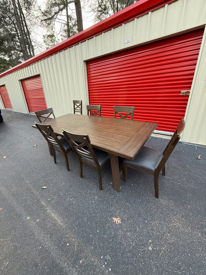 7PC Dining Room Table Set (Extendable) - Delivery Available!